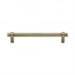 M Marcus Heritage Brass Industrial Design Cabinet Pull 160mm Centre to Centre